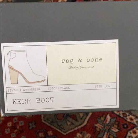 Like new in box rag & bone Kerr Boot 39.5/fits 9 - Picture 1 of 8